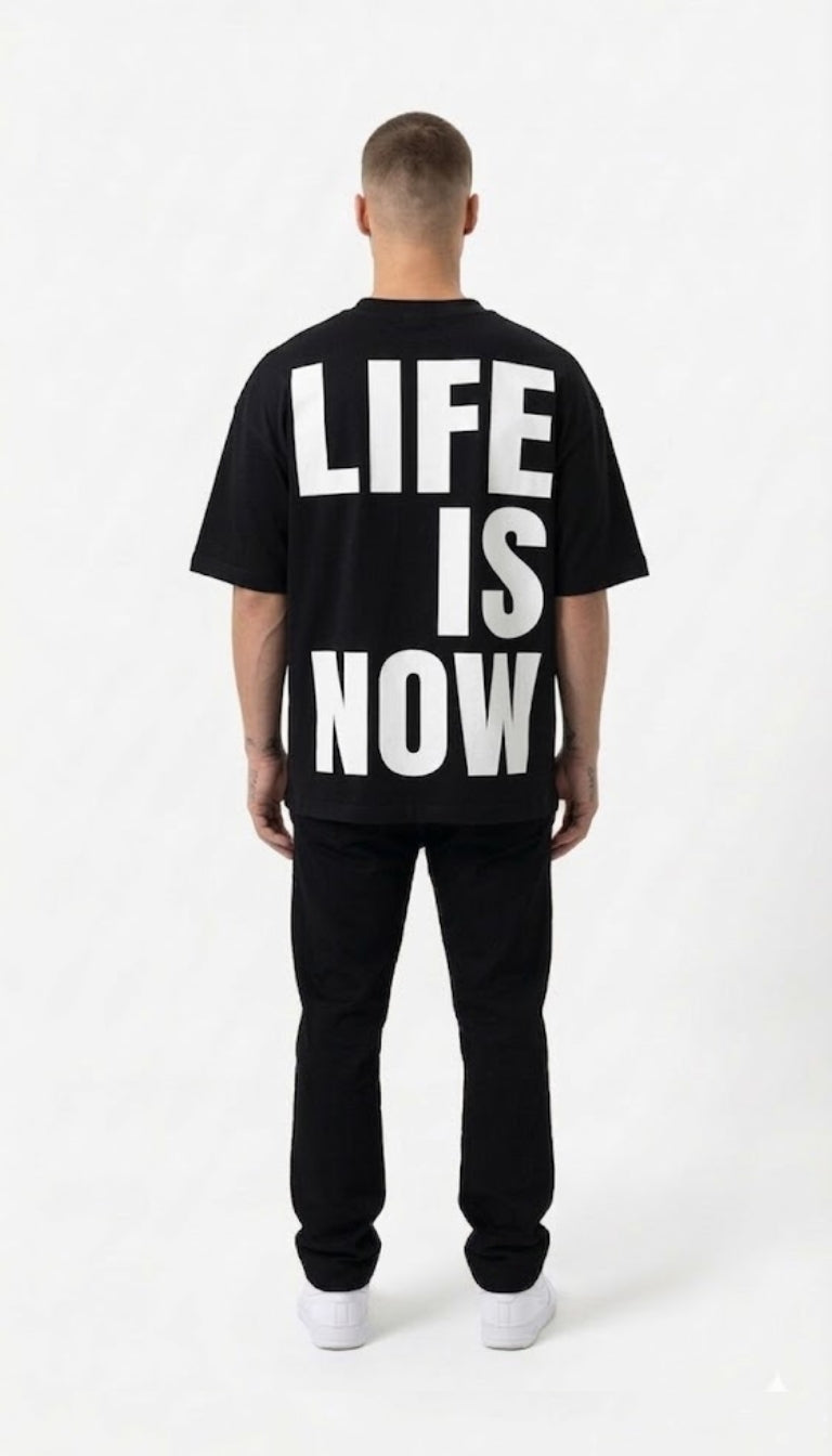 T-Shirt Boxy "Life is Now"