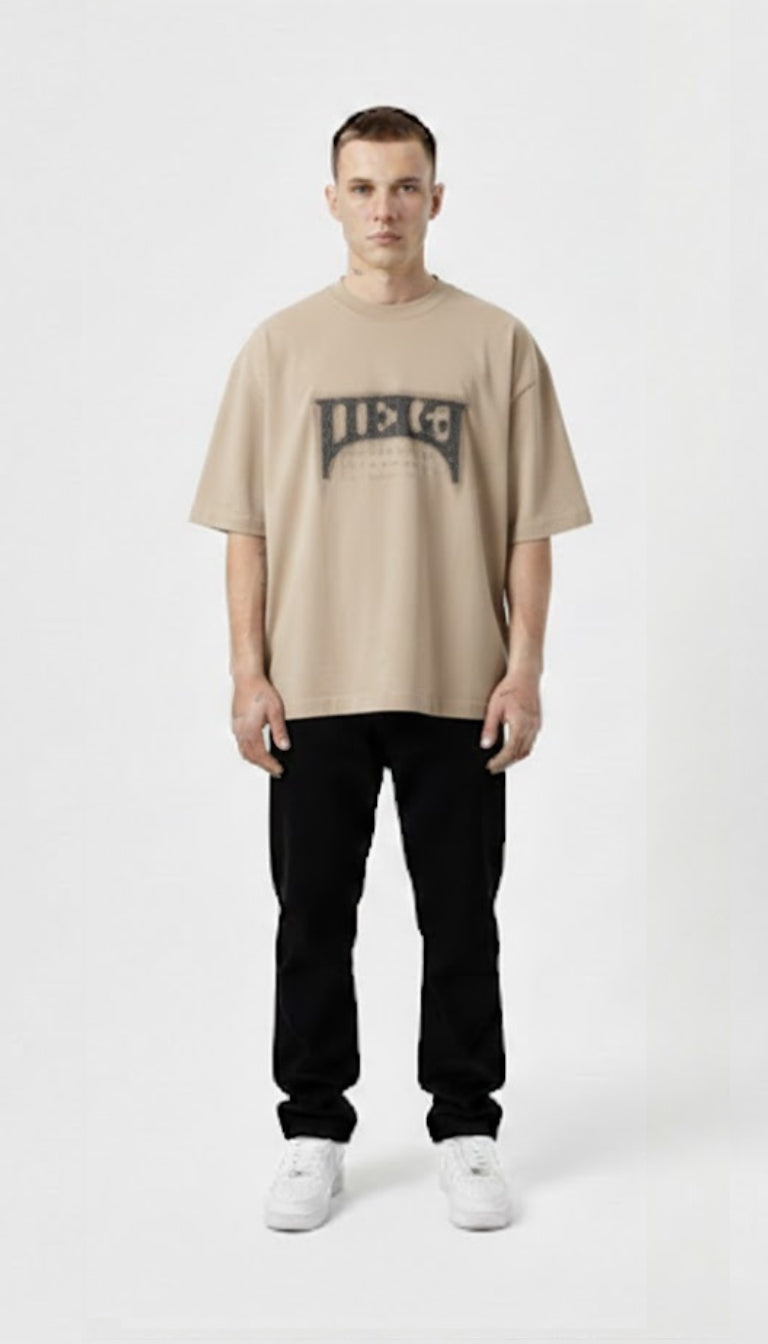 T-Shirt "DEX" Distressed Patch