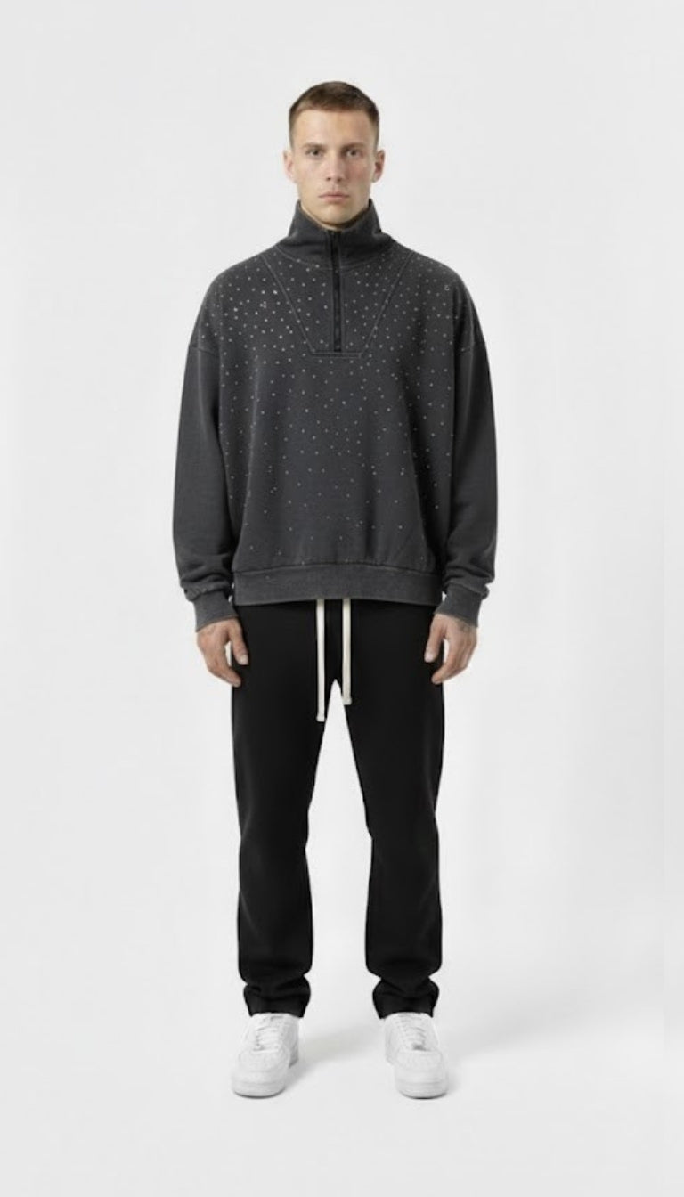 Felpa Quarter-Zip Diamond