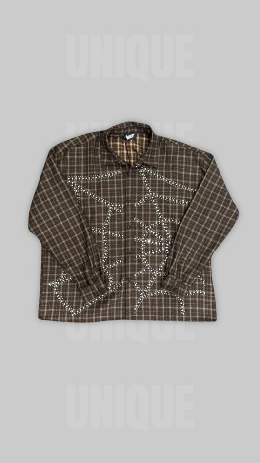 CAMICIA SPIDER STRASS