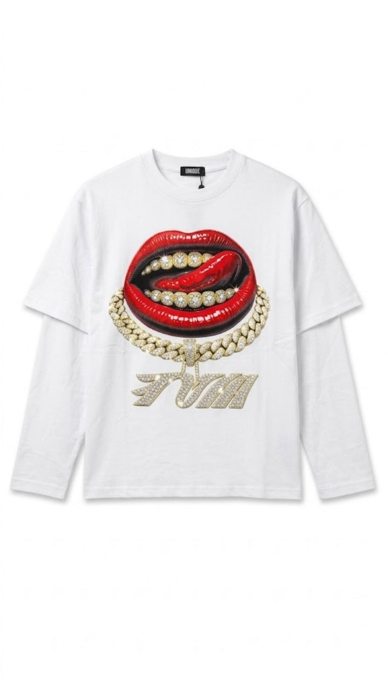 Longsleeve "Bocca Gioiello"