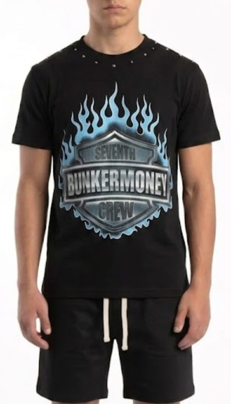 T-Shirt "Blue Flames" Baby