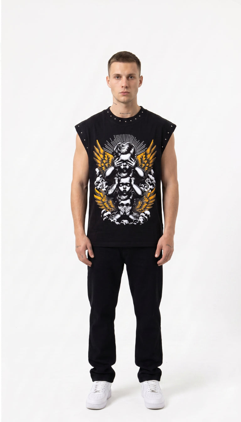 Muscle Tee "Three Angels"