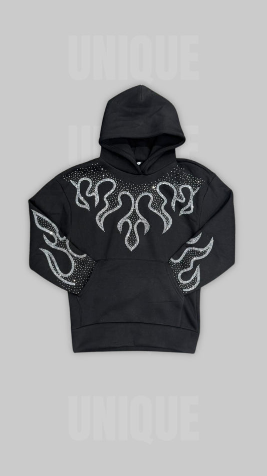 HOODIE FLAME SPARKLE