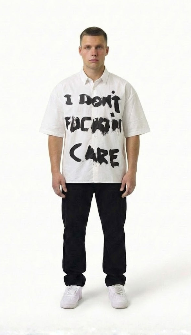 Camicia "I Don't Care"