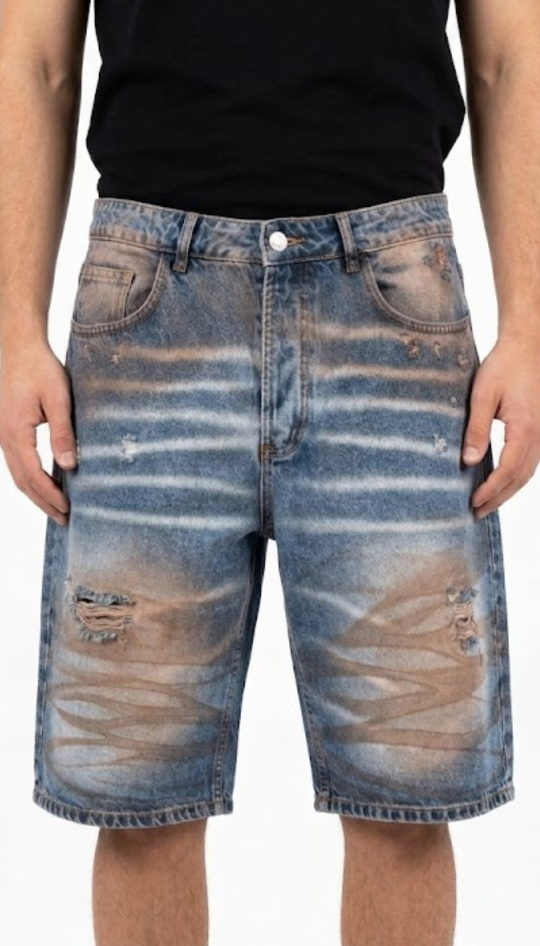 Jorts Denim "Web Fade"
