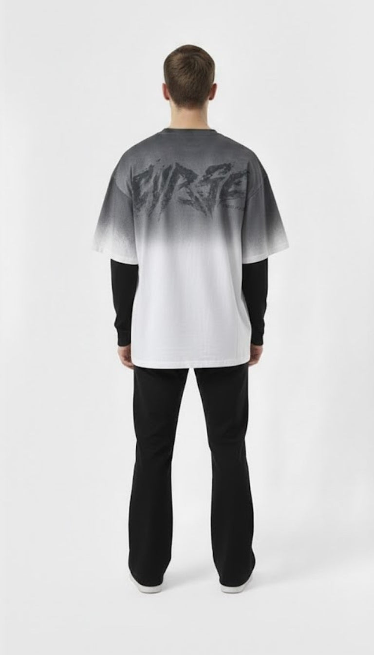 T-Shirt a Maniche Lunghe "Cyber Gradient"