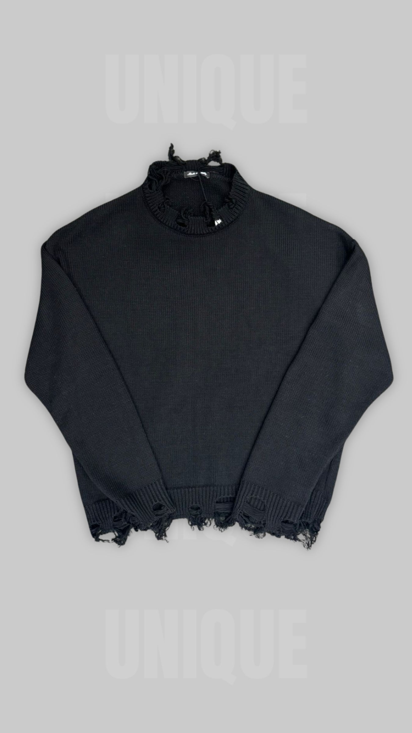 Maglione Basic Distressed