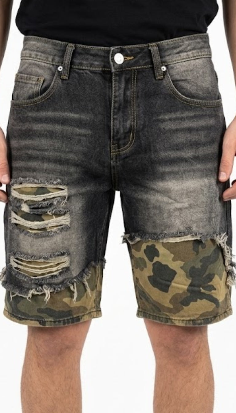 Shorts Hybrid Camo Denim