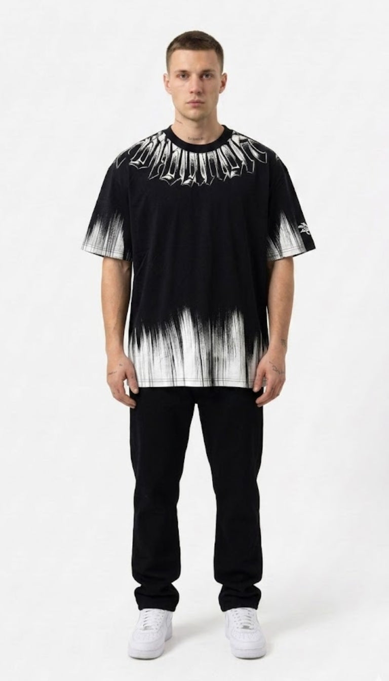 T-shirt Rhinestone Gothic