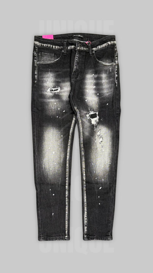 JEANS MOD DS* DISTRESSED NERI