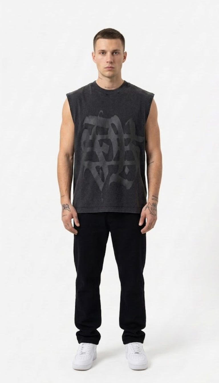 Void Calligraphy Muscle Tee
