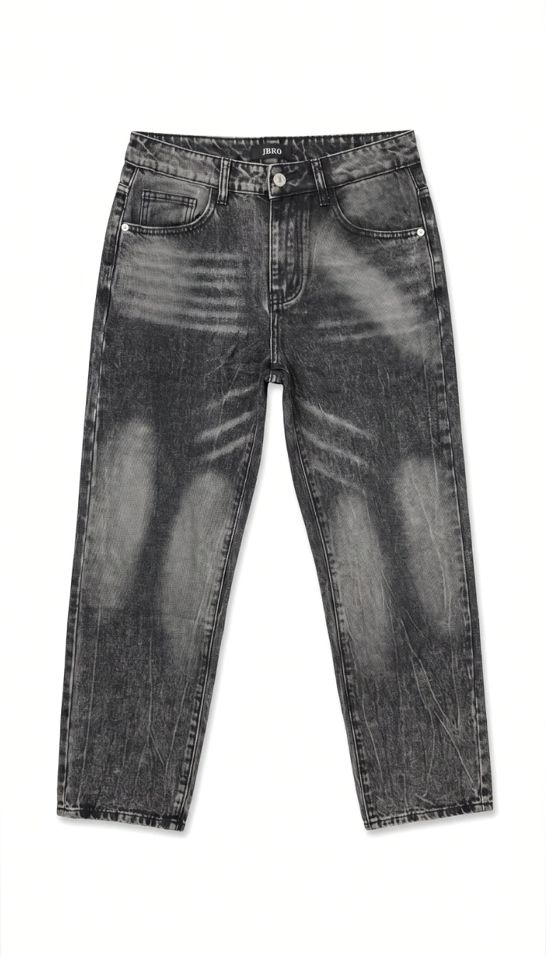 Jeans Bambino Grigi Effetto Slavato