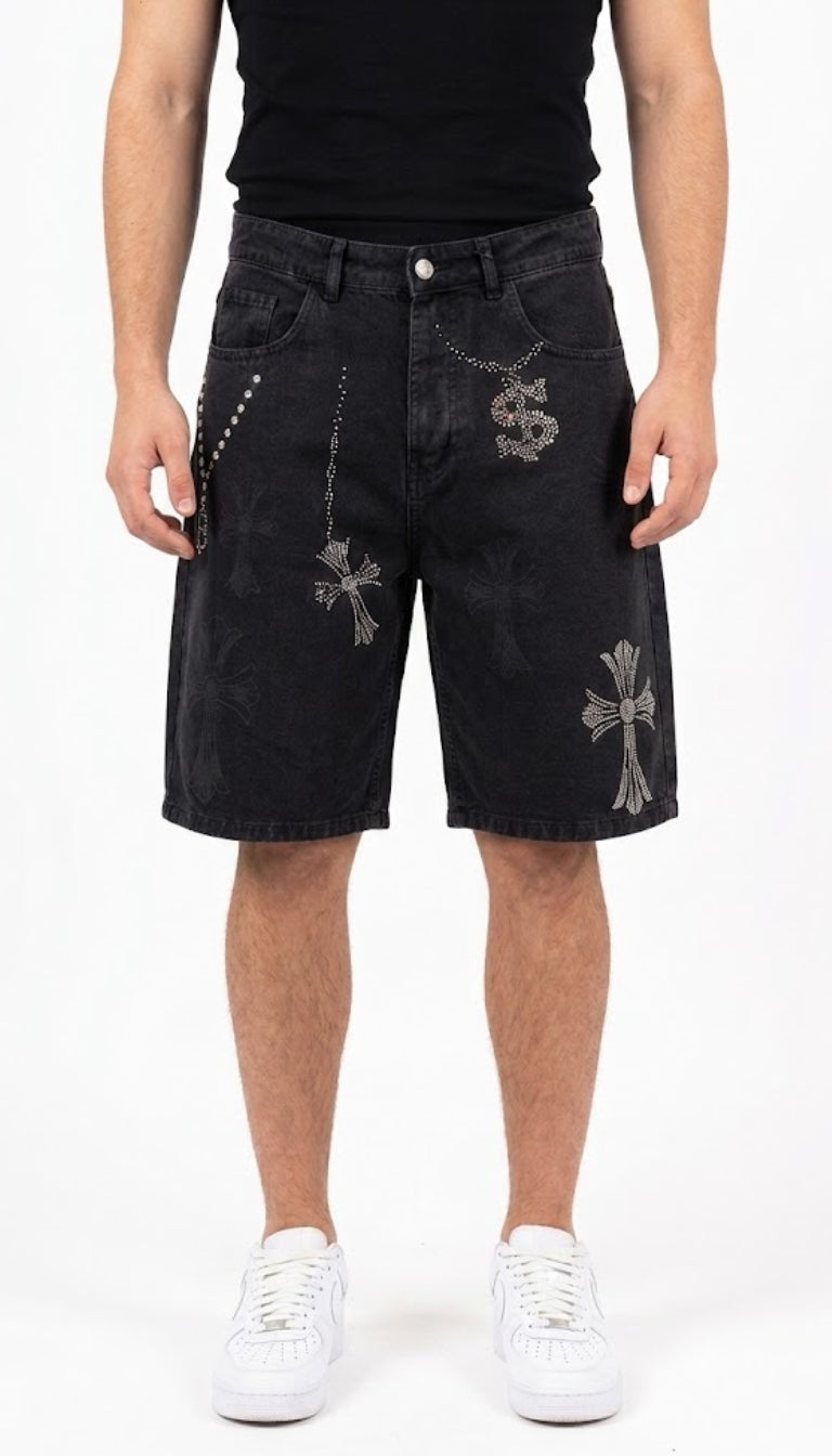 Jorts "Bling Cross"