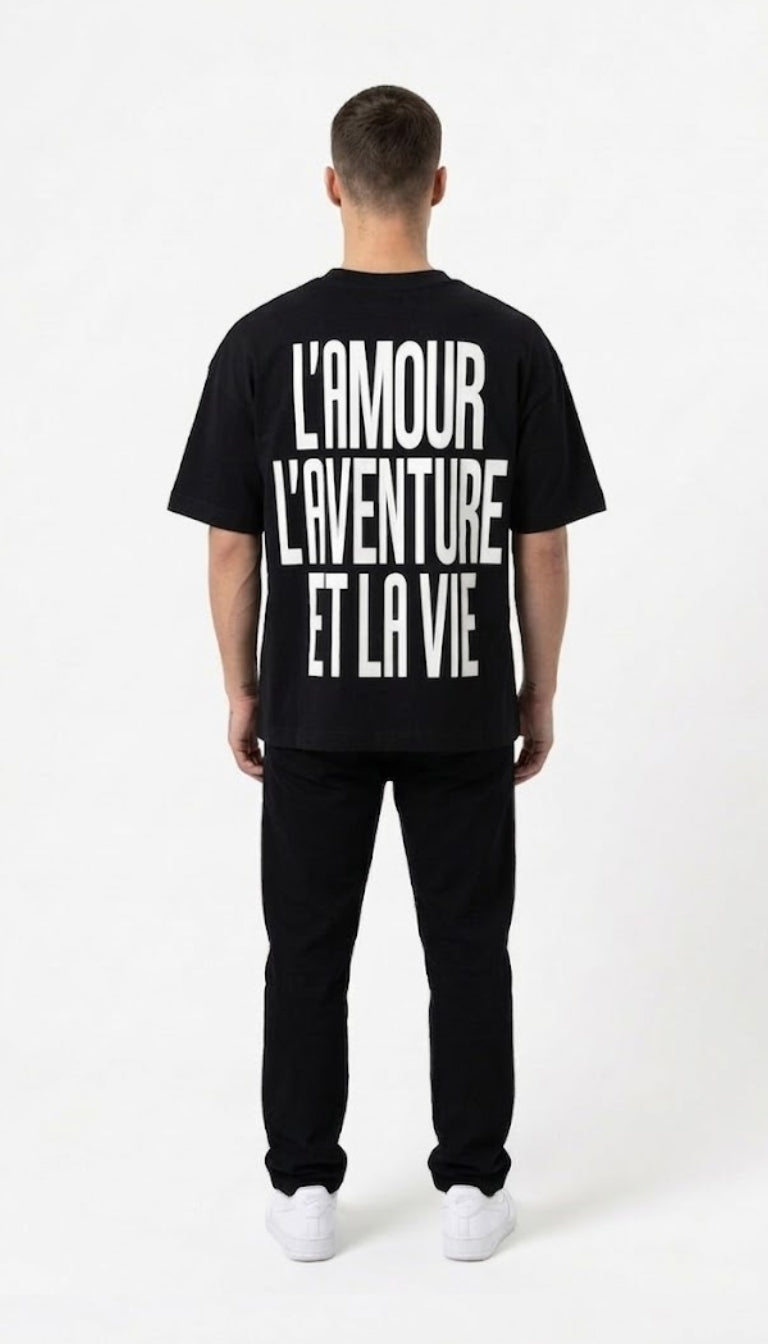 T-Shirt Boxy "L'Amour"