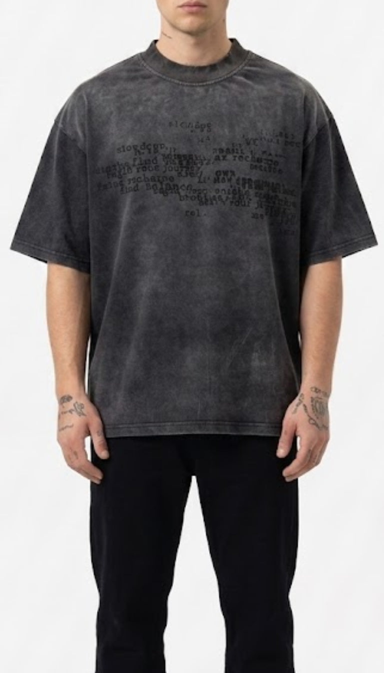 T-shirt Scripted Acid