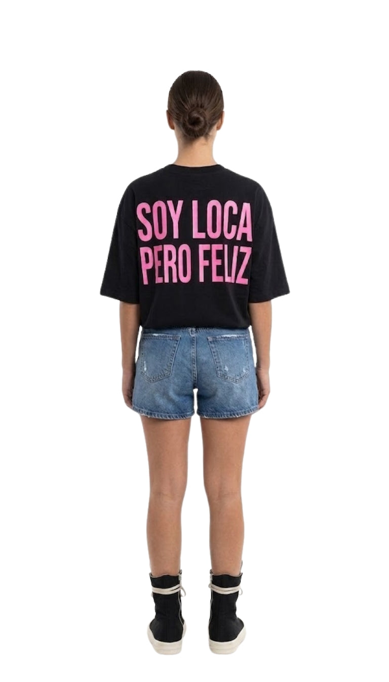 T-Shirt Boxy "Soy Loca"