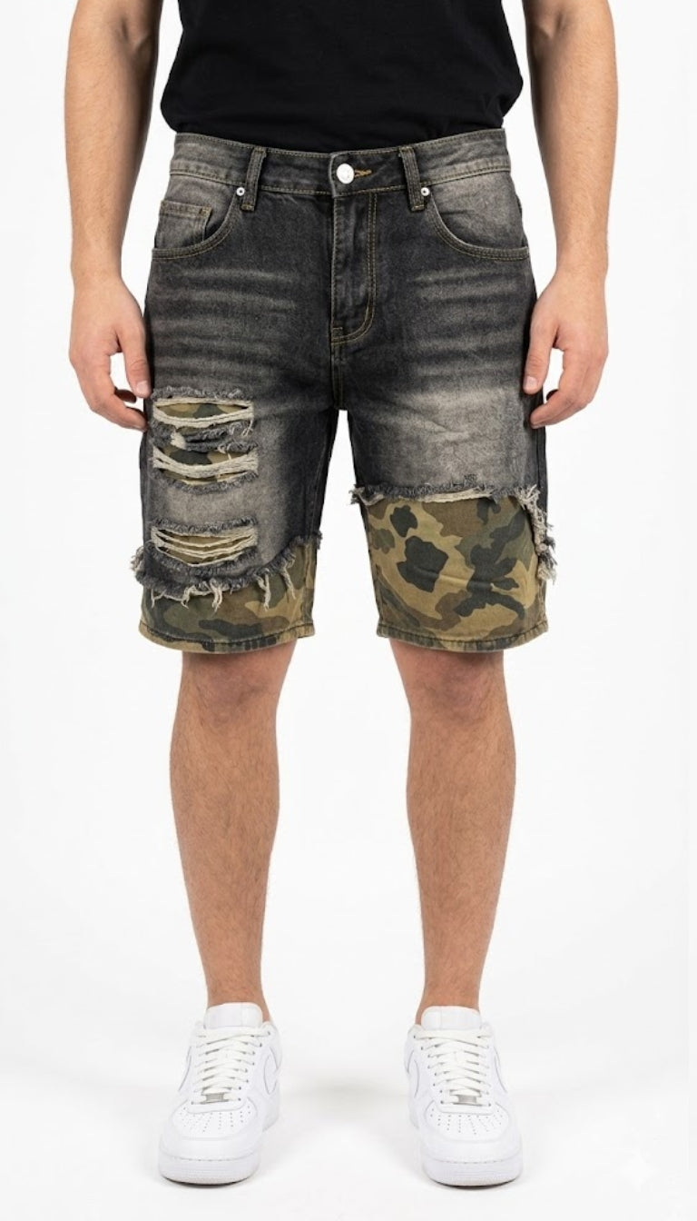 Shorts Hybrid Camo Denim