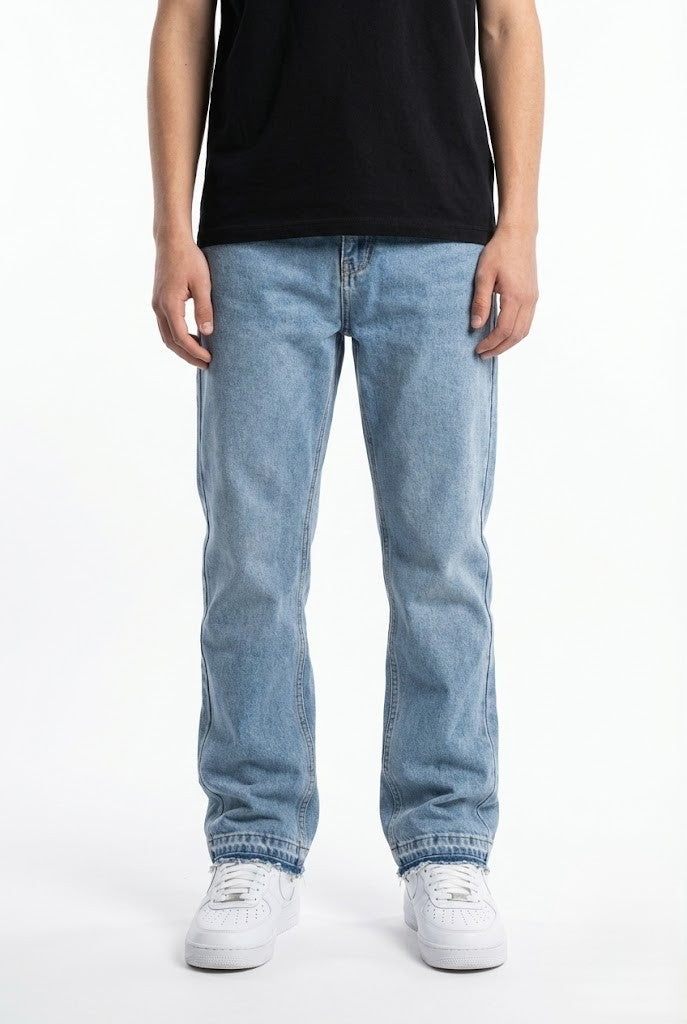 JEANS FLARE BABY BLUE