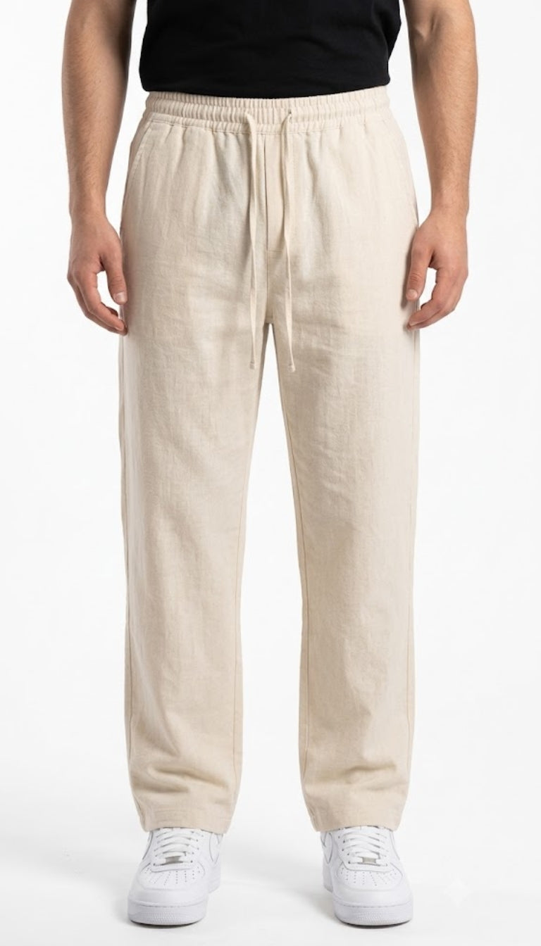 Pantaloni in Lino Regular Fit