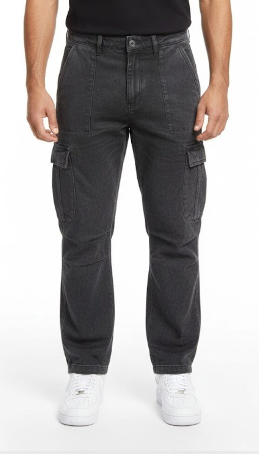 Pantaloni Cargo Neri