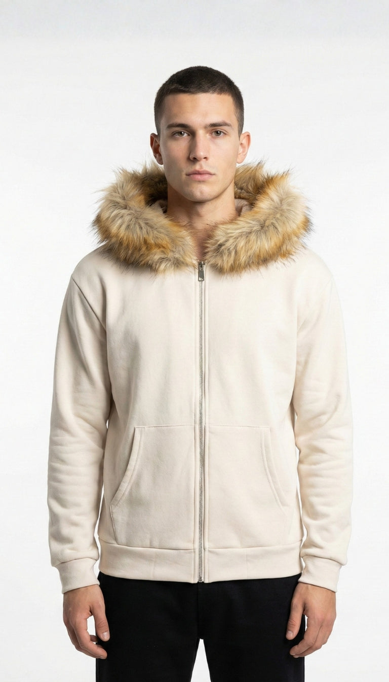 Felpa Zip Fur