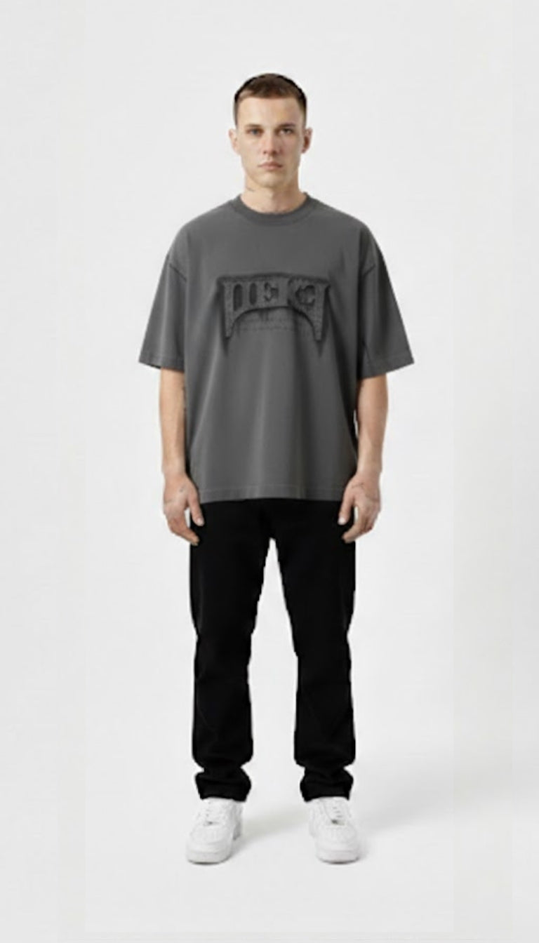 T-Shirt "DEX" Distressed Patch