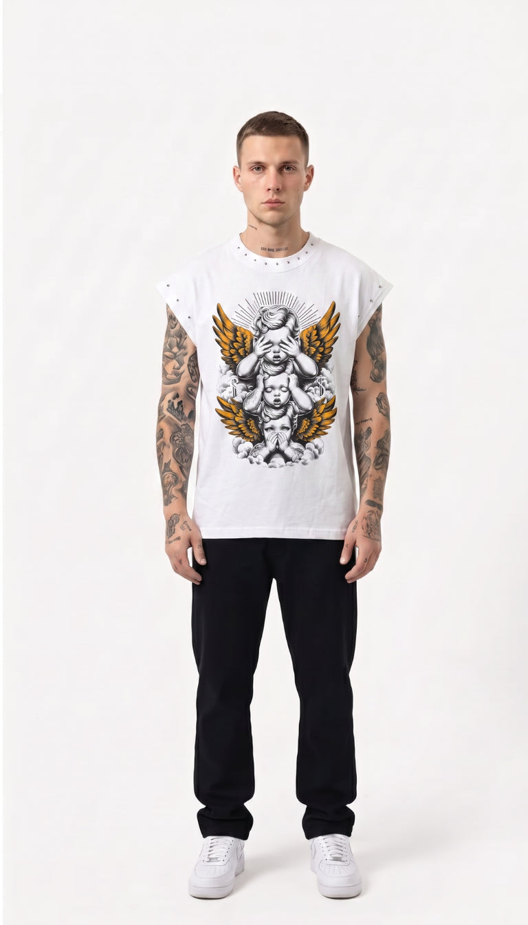 Muscle Tee "Three Angels"