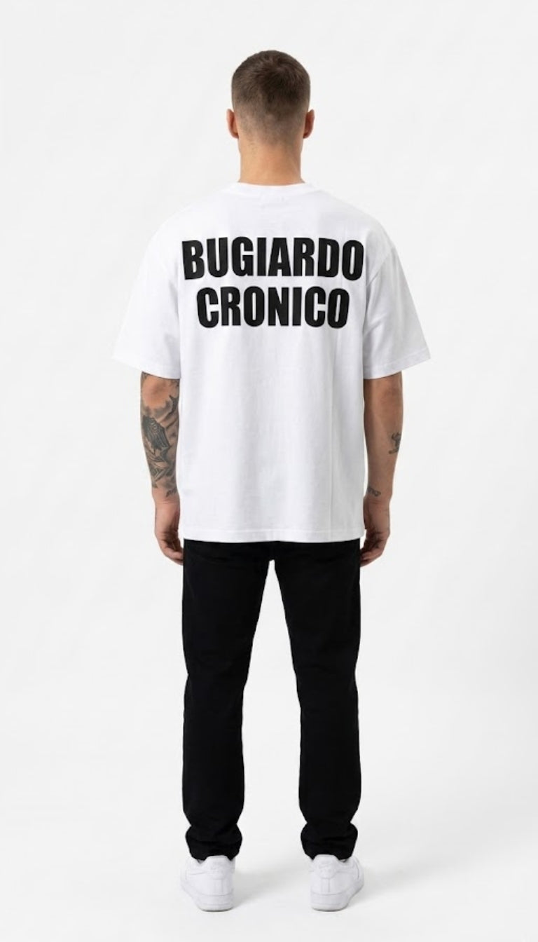 T-Shirt Boxy "Bugiardo Cronico"
