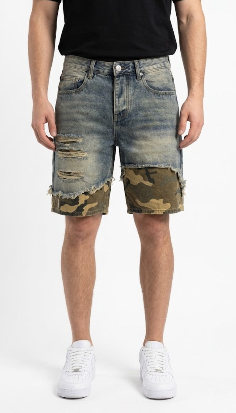 Shorts Hybrid Camo Denim