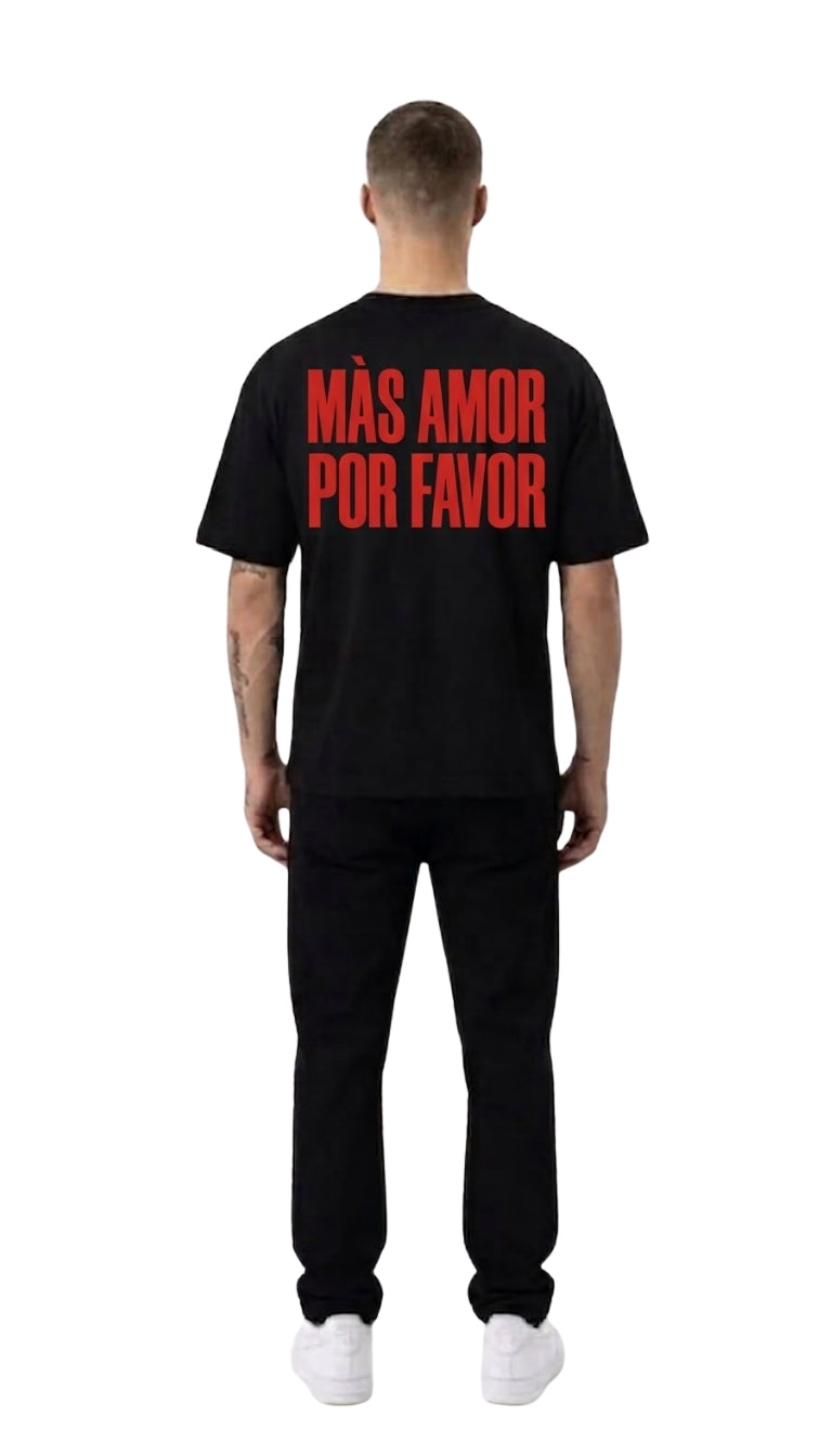 T-Shirt Boxy "Mas Amor"