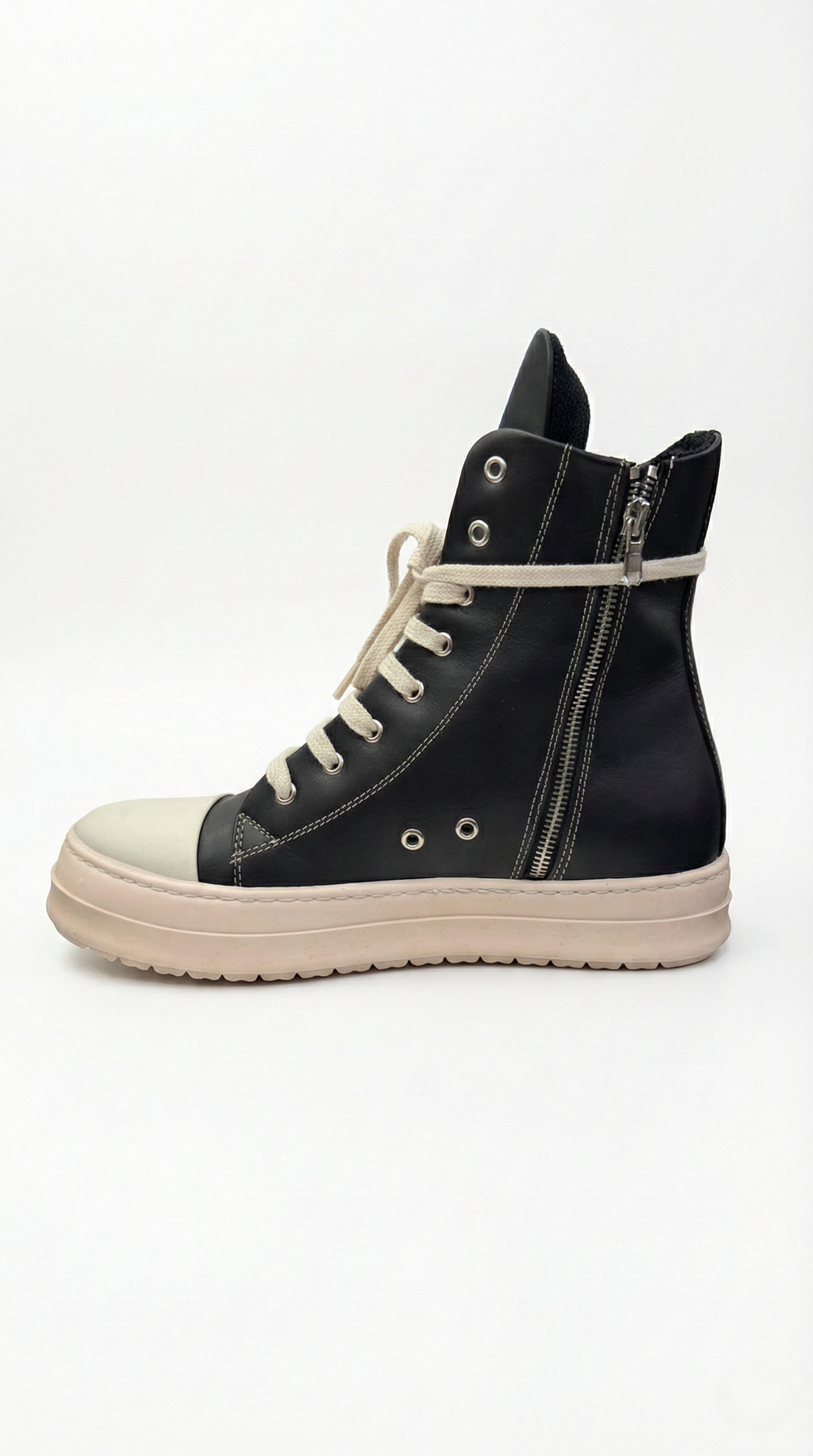 Sneakers Mod R*CK Tripla Zip Pelle