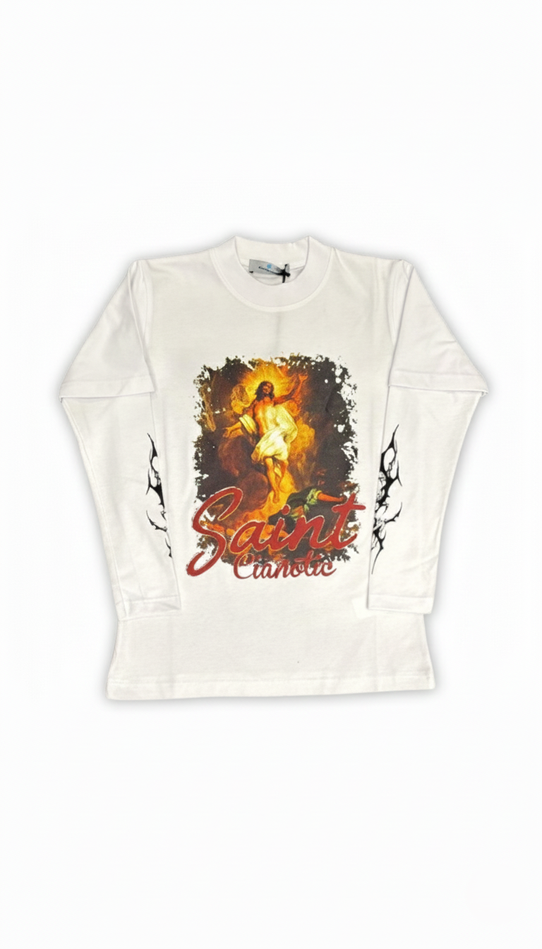 T-Shirt a Maniche Lunghe Saint