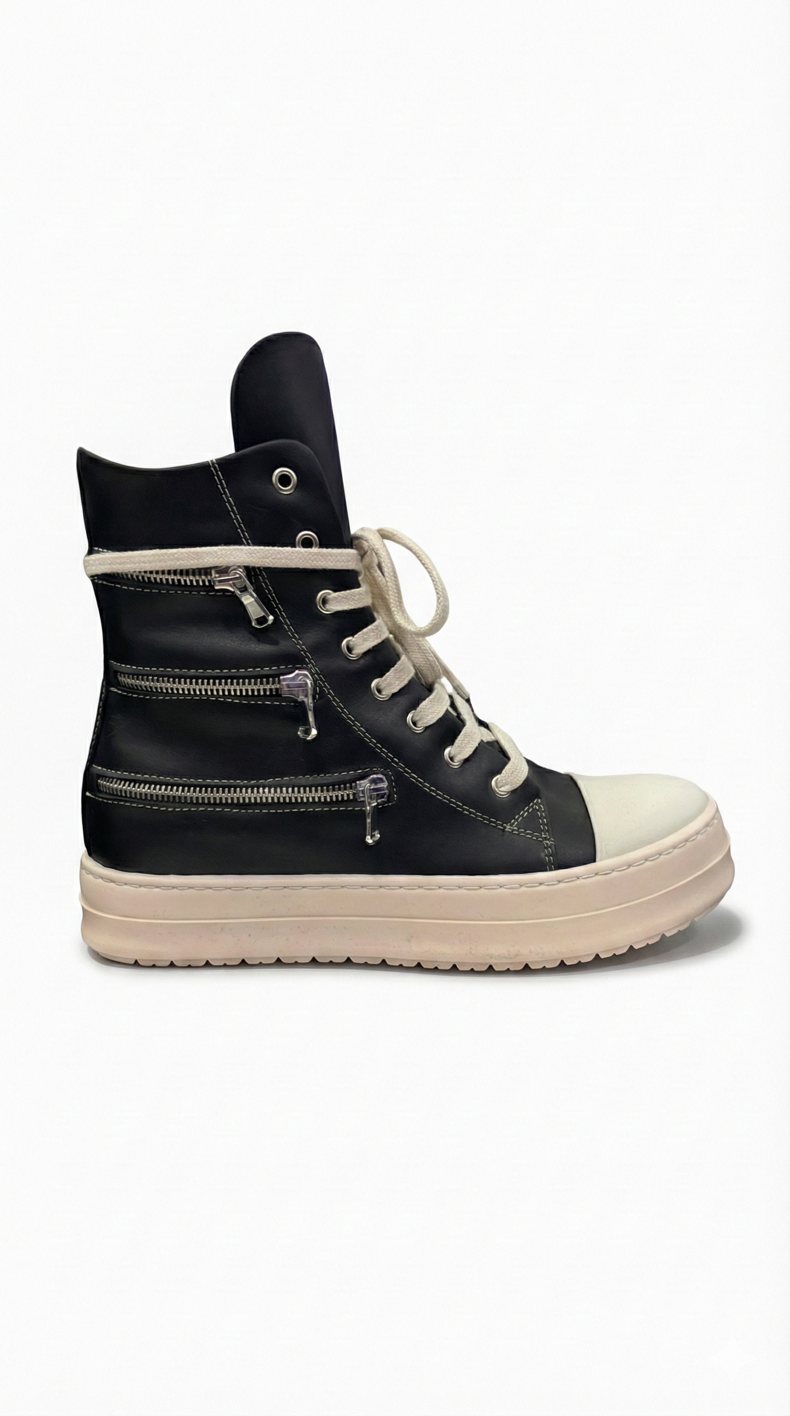 Sneakers Mod R*CK Tripla Zip Pelle