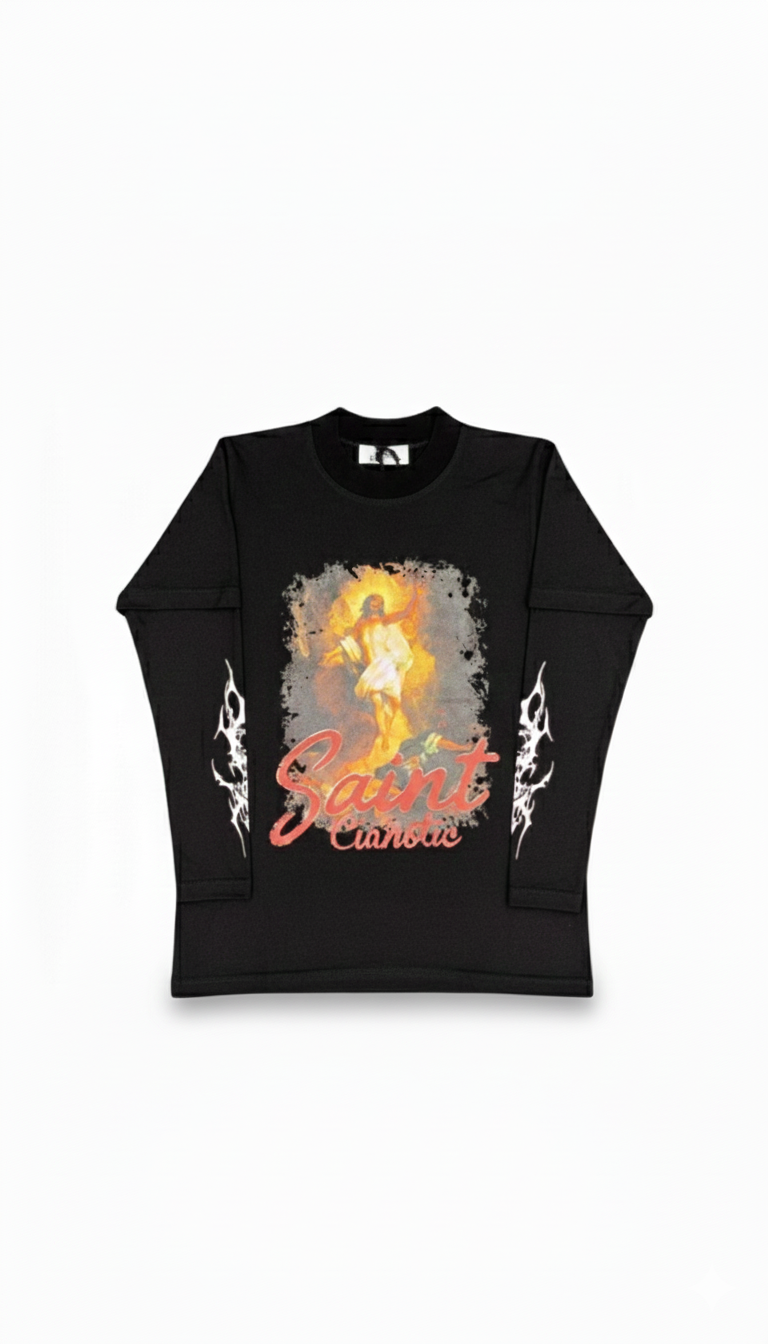 T-Shirt a Maniche Lunghe Saint