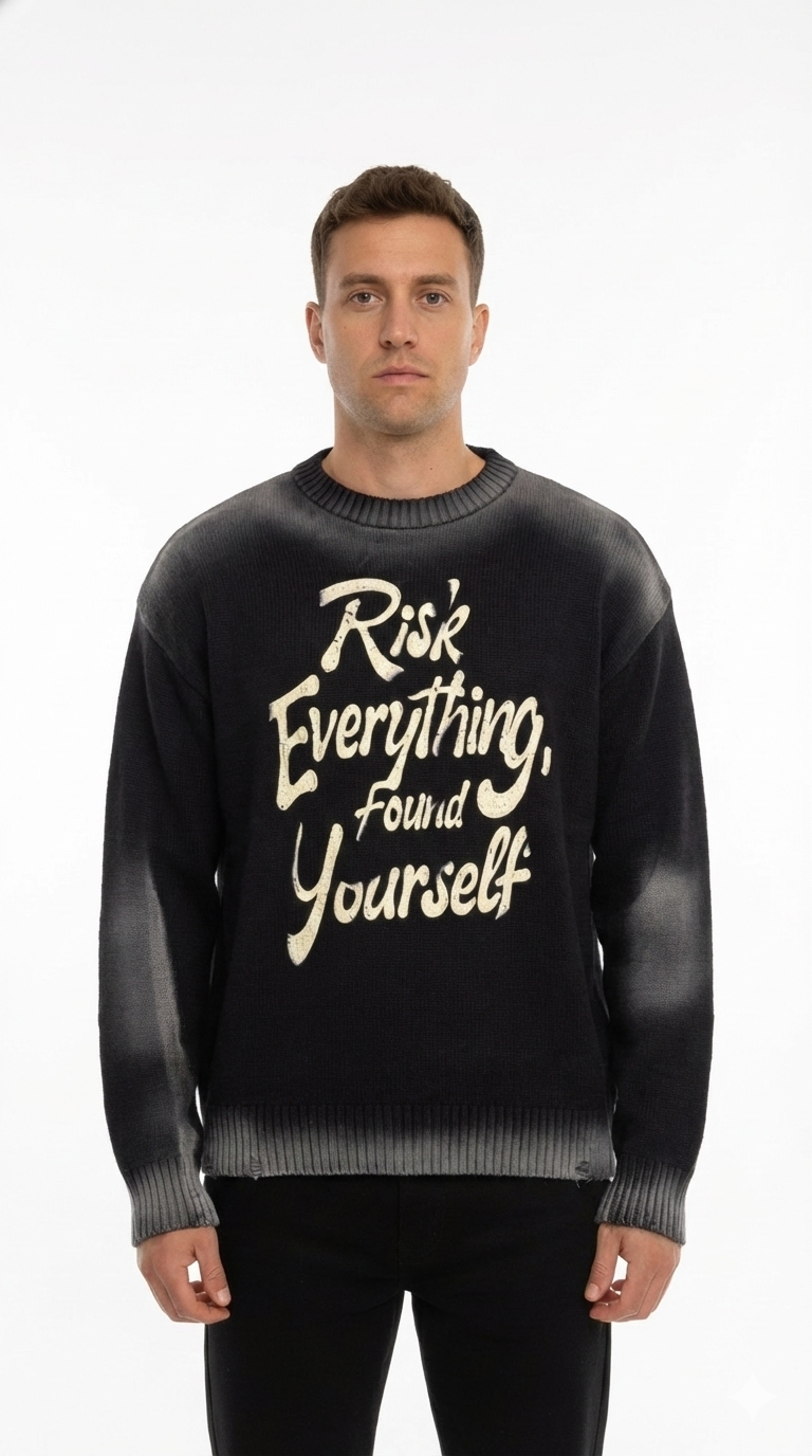 Maglione "Risk Everything"