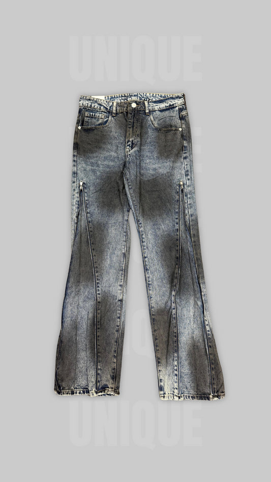 JEANS ZIP CAMO