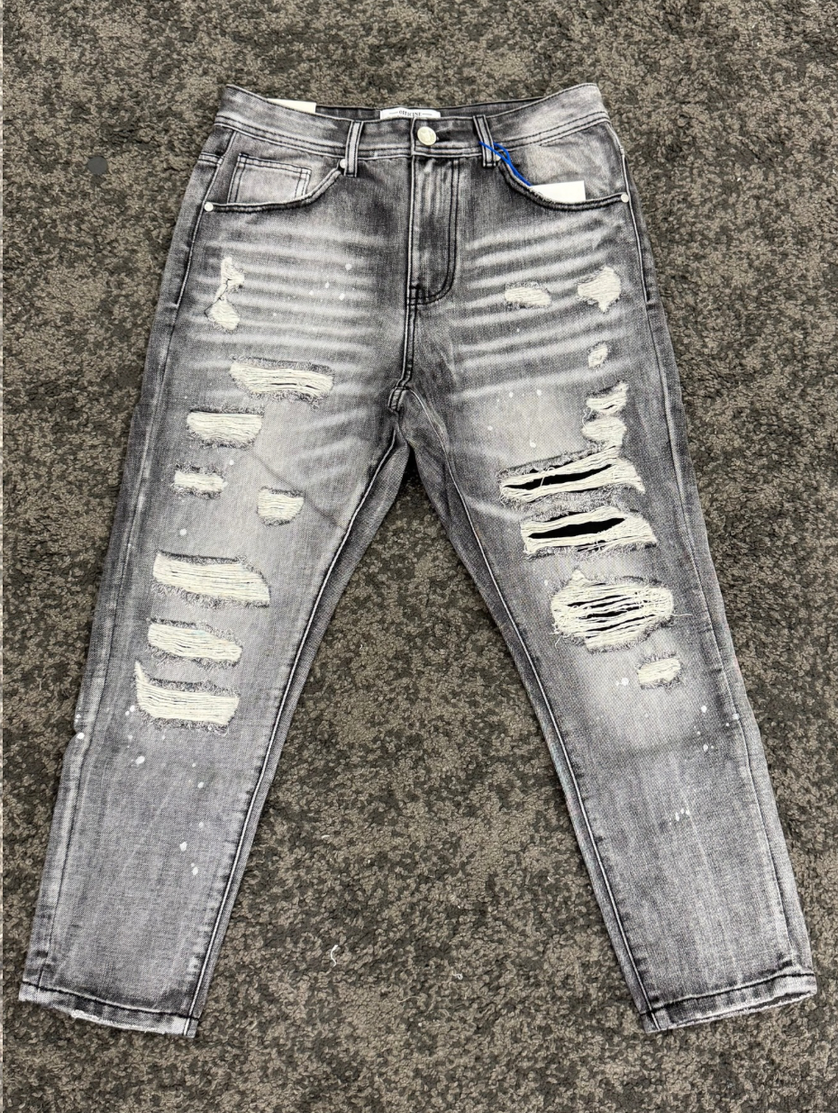 JEANS LOOSE GREY