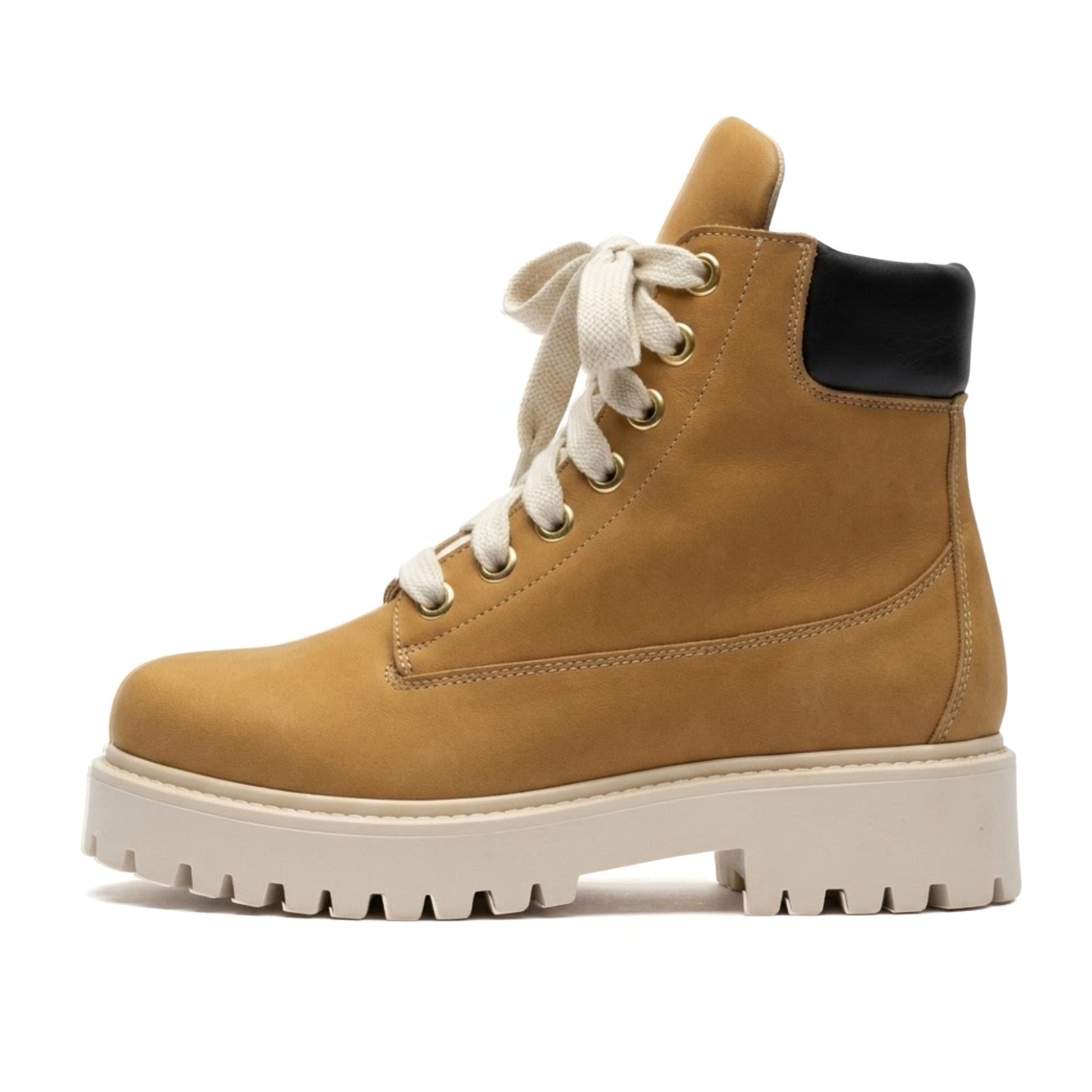 Boot in Pelle Beige