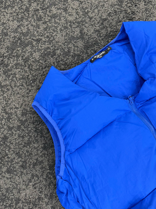 GILET PUFFER BLU