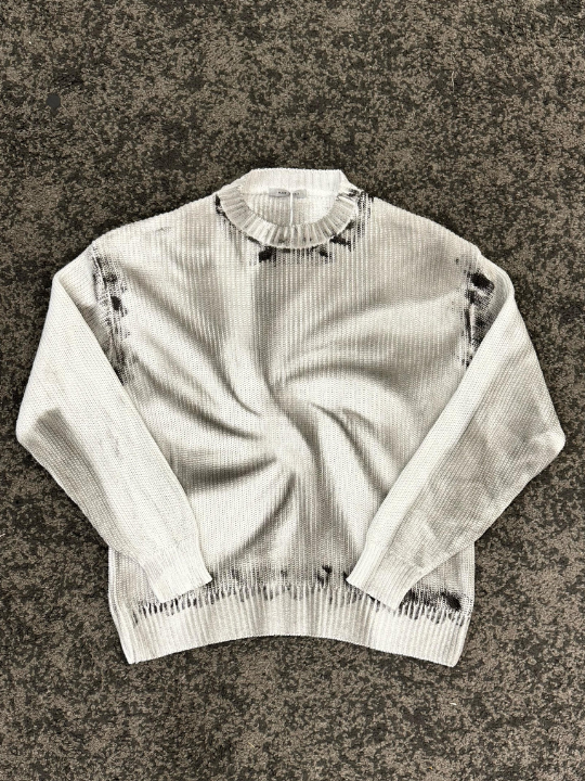 MAGLIONE WHIRL BIANCO