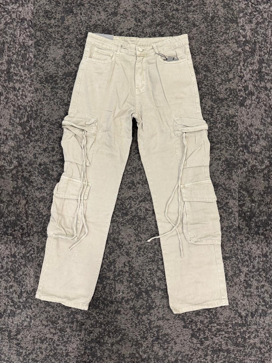 PANTALONE CARGO LACES BEIGE