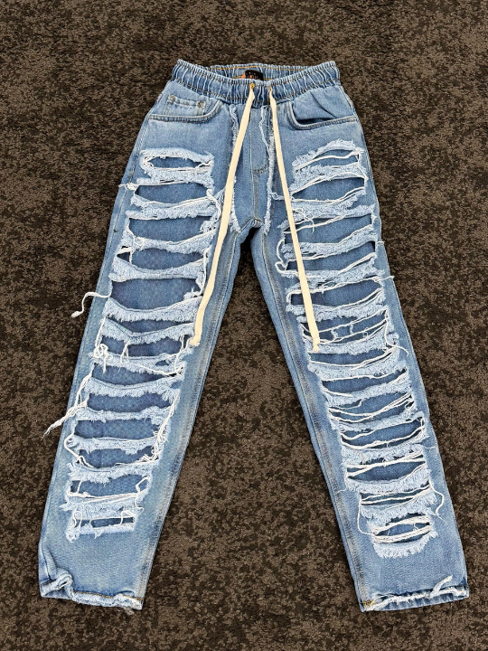 JEANS EXTREME RIPPED BABY