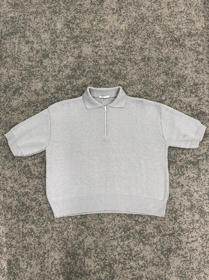 POLO KNIT GRIGIA