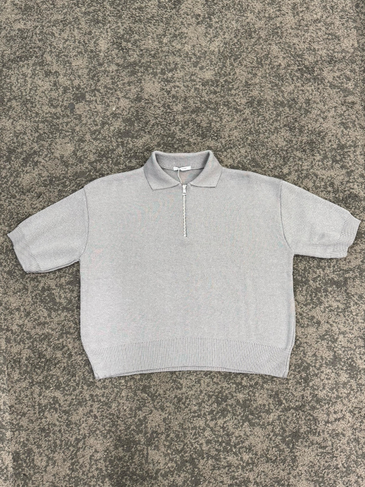 POLO KNIT GRIGIA