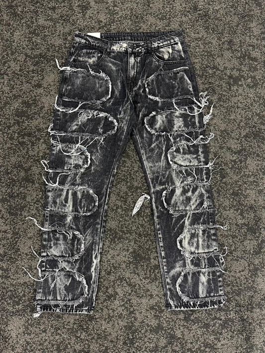 JEANS DESTROYED GRUNGE