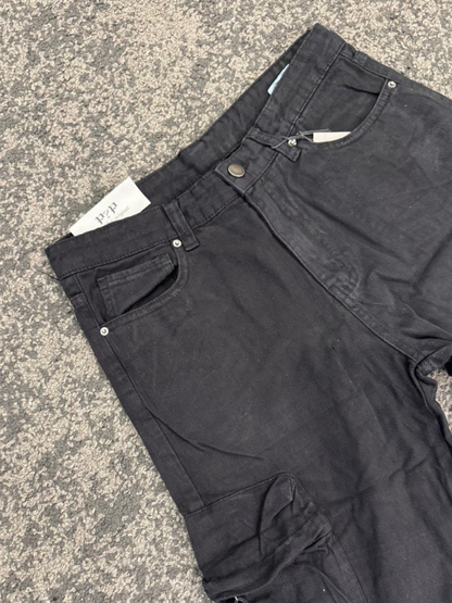 PANTALONE CARGO LACES BLACK