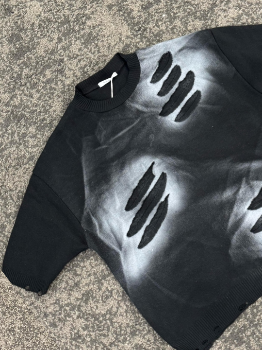 MAGLIA SCRATCH BLACK