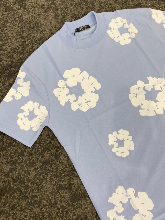 T-SHIRT MOD. DENI* TEAR* AZZURRA