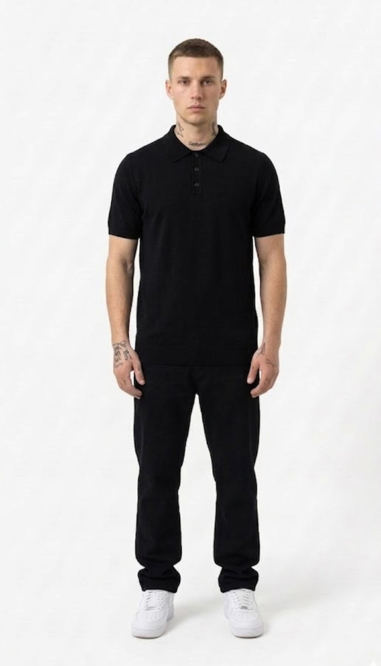 Polo In Filo con Bottoni